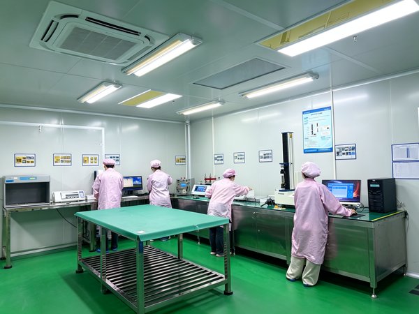 QC test room — operators at workstations