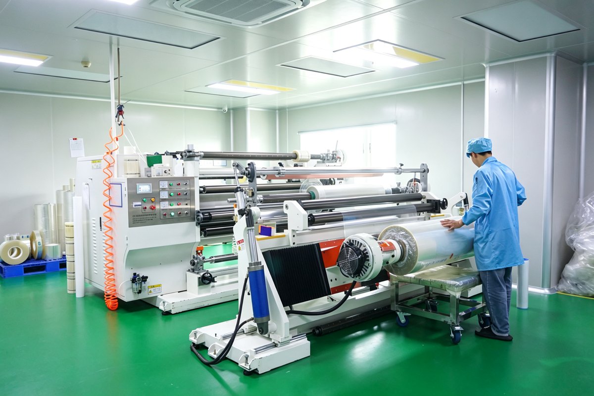 Film slitting and rewinding line at HANGMO