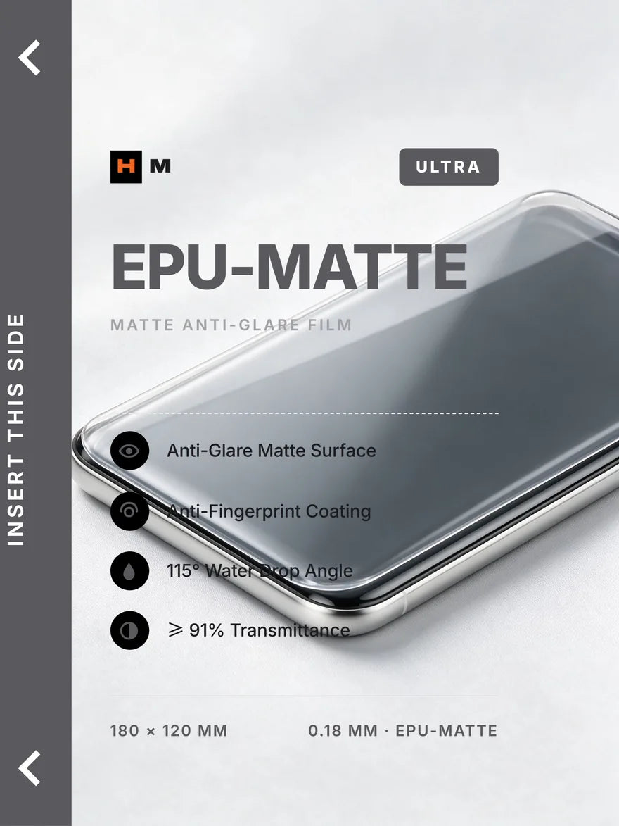EPU-MATTE cutting plotter film — printed artwork