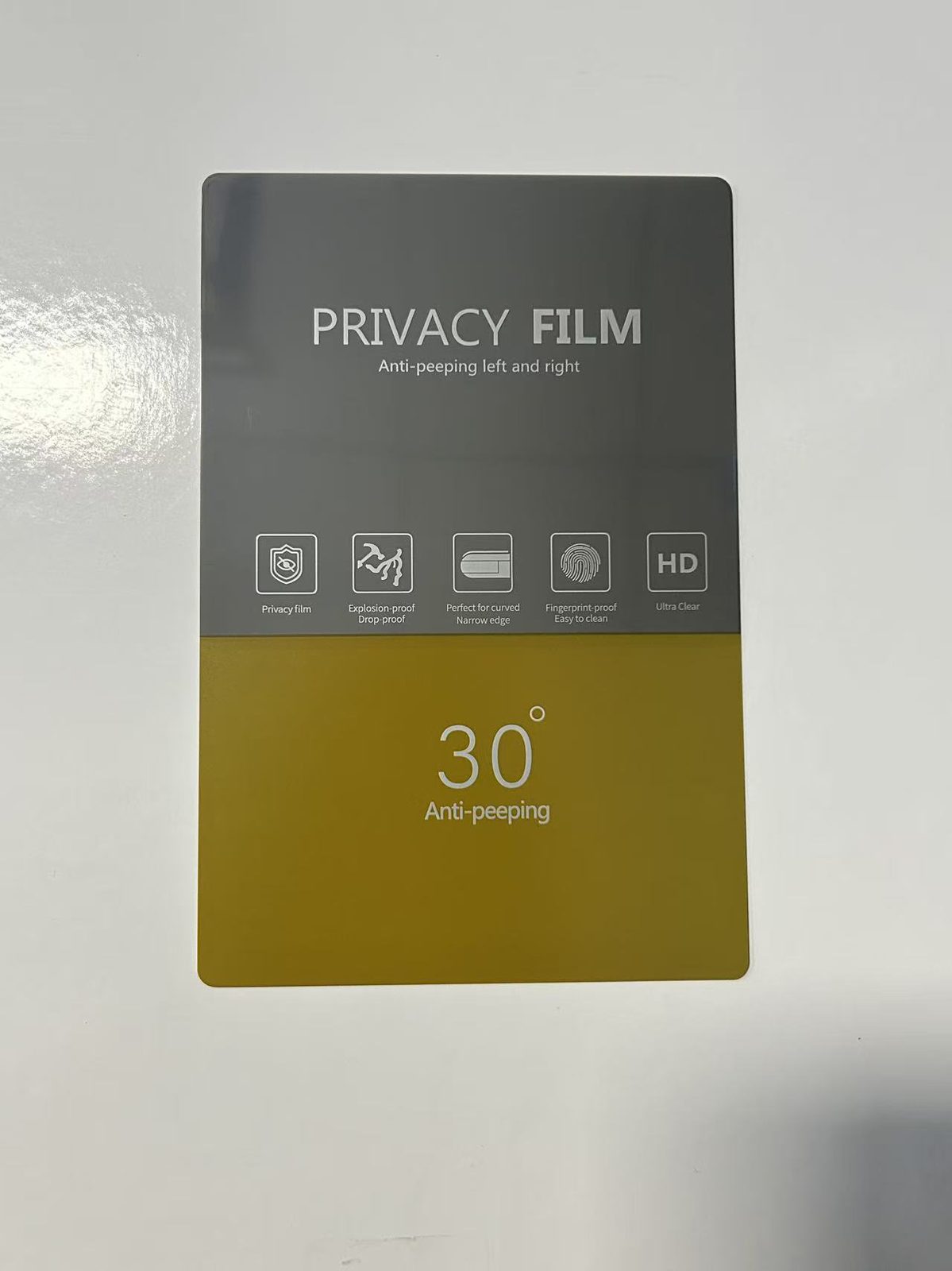 Printed cutting film — privacy 30° sheet