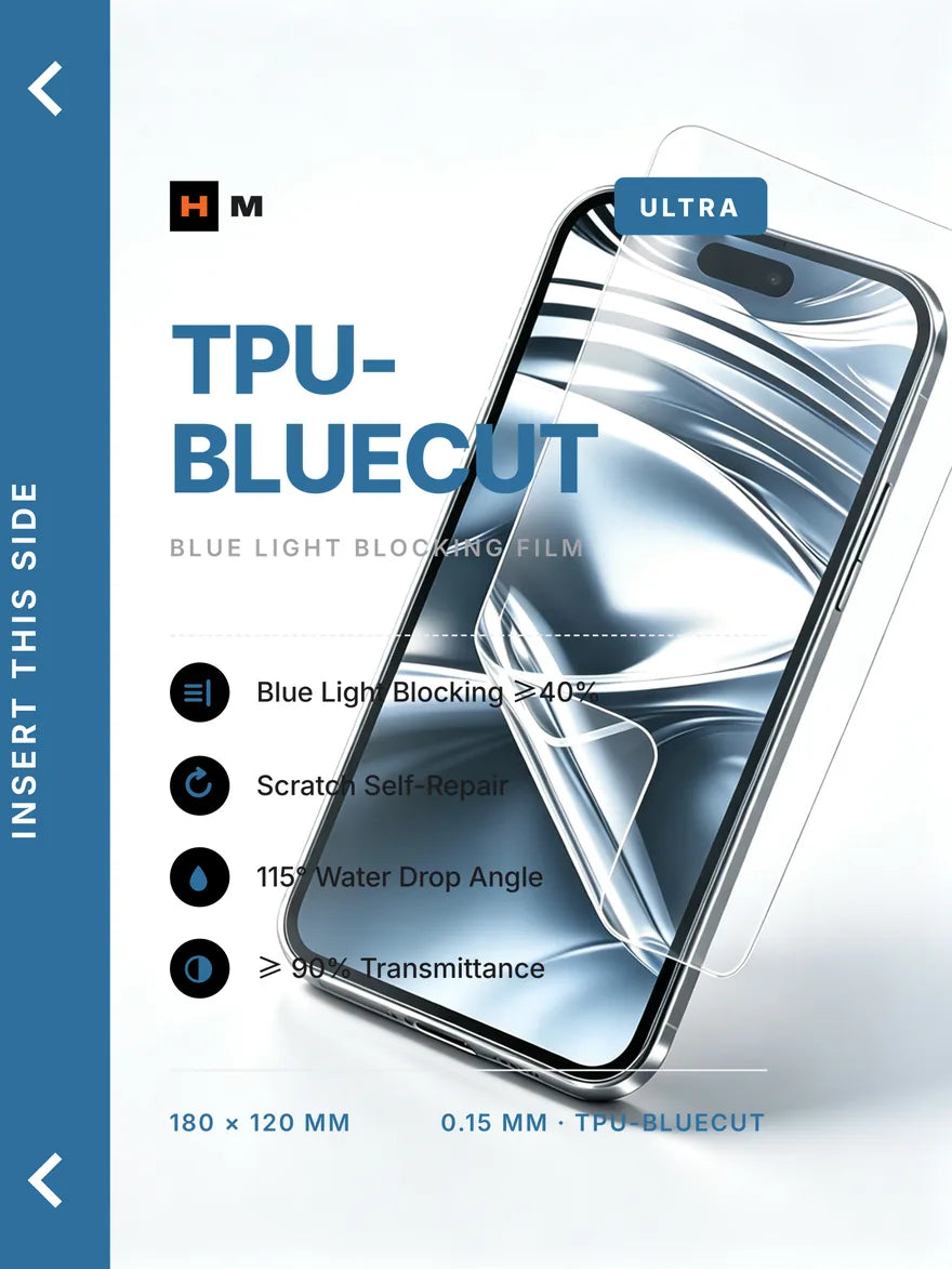 TPU-BLUECUT cutting plotter film — printed artwork