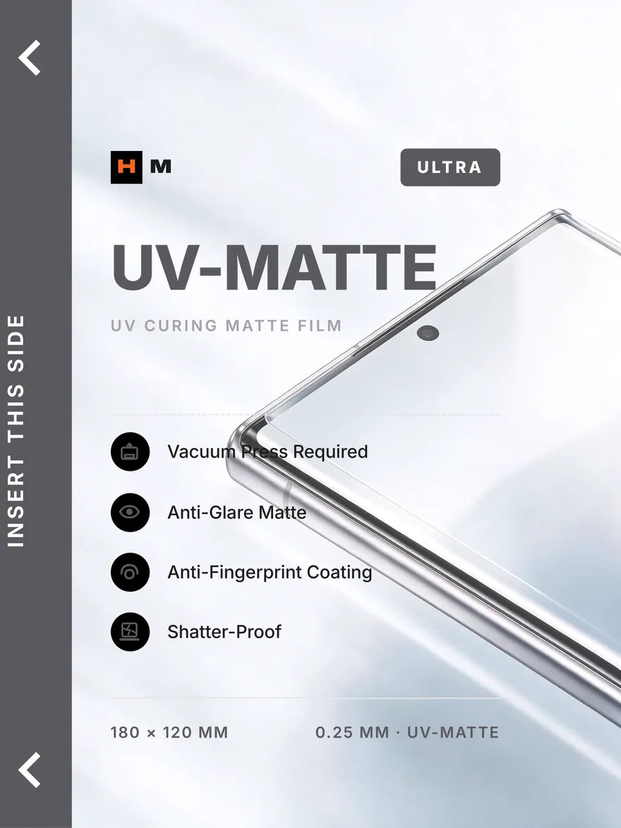 UV-MATTE cutting plotter film — printed artwork