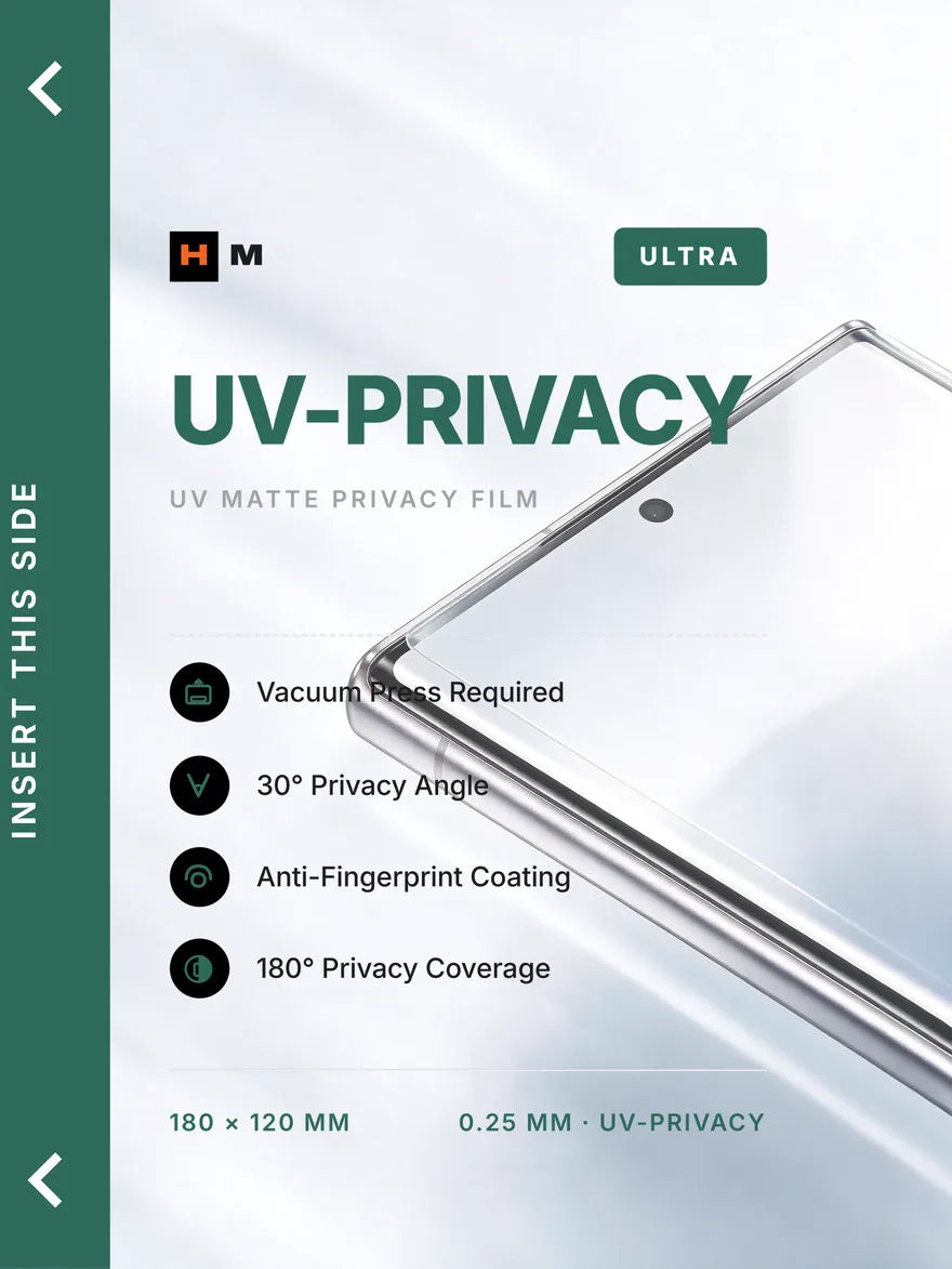 UV-PRIVACY cutting plotter film — printed artwork