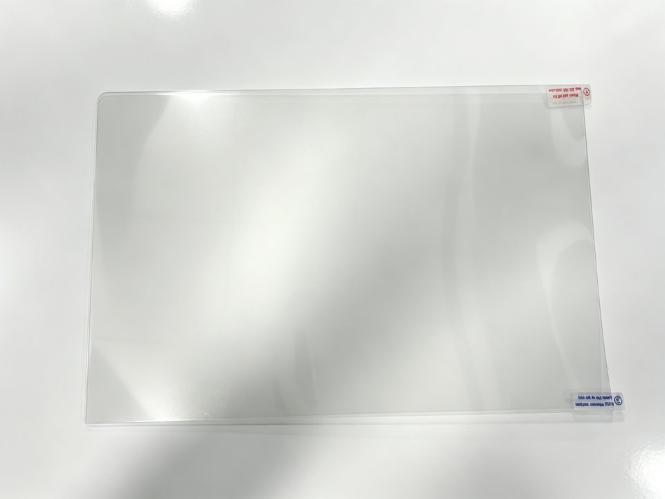 Full-cover AR anti-reflection film with glossy clear finish and pull tabs