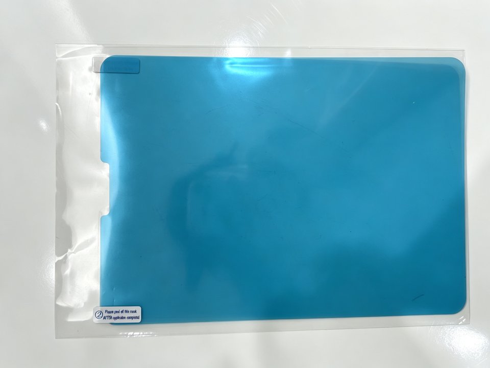 Full-cover blue-light writing film with blue functional coating, in protective sleeve