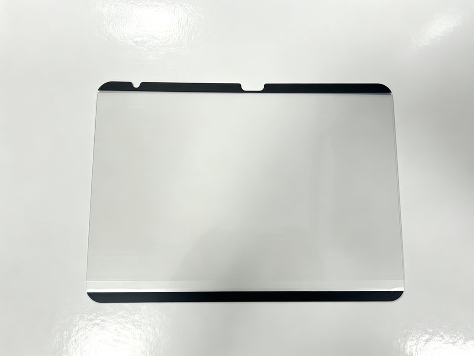 iPad magnetic paper-like writing film with top magnet bar and washable adhesive bars