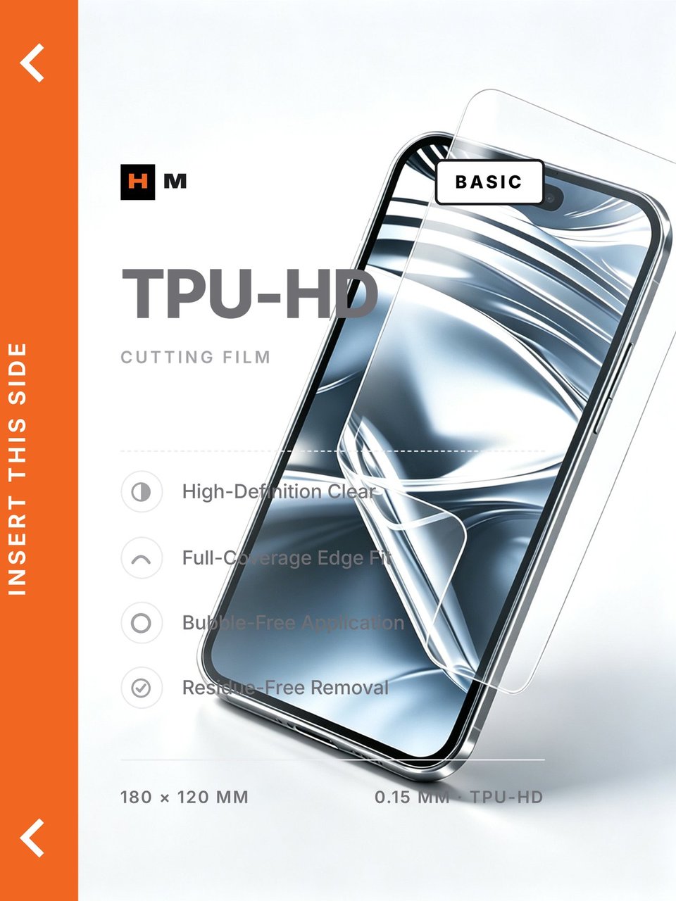 TPU BASIC film print · TA35147TW-1 · Clearest · haze 0.25%